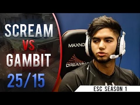 CS׃GO POV   G2 ScreaM vs Gambit inferno @ ECS Season 1 Quali