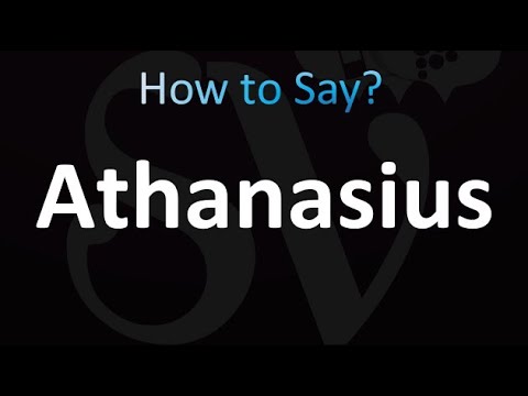 How to Pronounce Athanasius (correctly!)