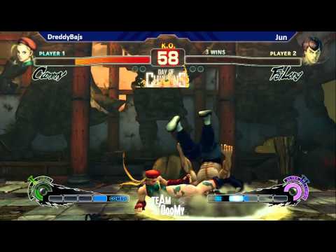 DoC 10 SSF4 AE 2012 Tournament Jun Fei vs Dreddybajs Cammy