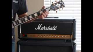 Video thumbnail for 1983 Marshall JCM800 2205 50 Watt Guitar Head Quick Demo by Buffalo Music and Guitars
