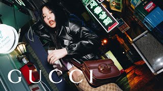Gucci NewJeans Hanni for the Latest Horsebit Campaign