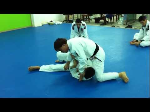 S-mount arm bar from elbow escape attempt
