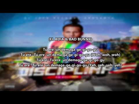 El Alfa - Demaga Ge Gi Go Gu (Letra) feat. Bad Bunny