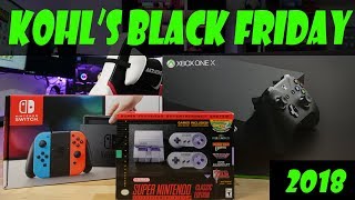 Need an Xbox/Switch Go to Kohl’s! – Black Friday 2018 Gamer’s Guide