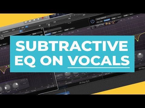 Subtractive EQ on Vocals (Live Demonstration)