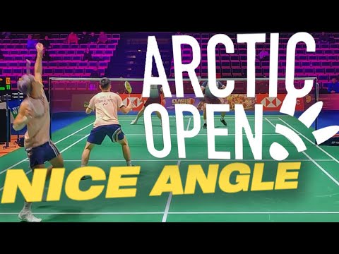 【Nice Angle】LEE /YANG (TPE) vs. KALJURAND/KÄSNER (EST) Arctic Open 2025 Badminton #arcticopen