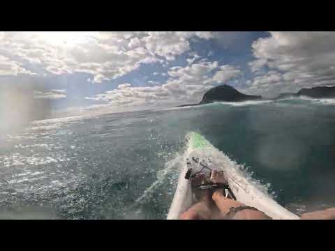 Mauritius 2026 - La Morne Pass - Surfski Wave - Raw GoPro 