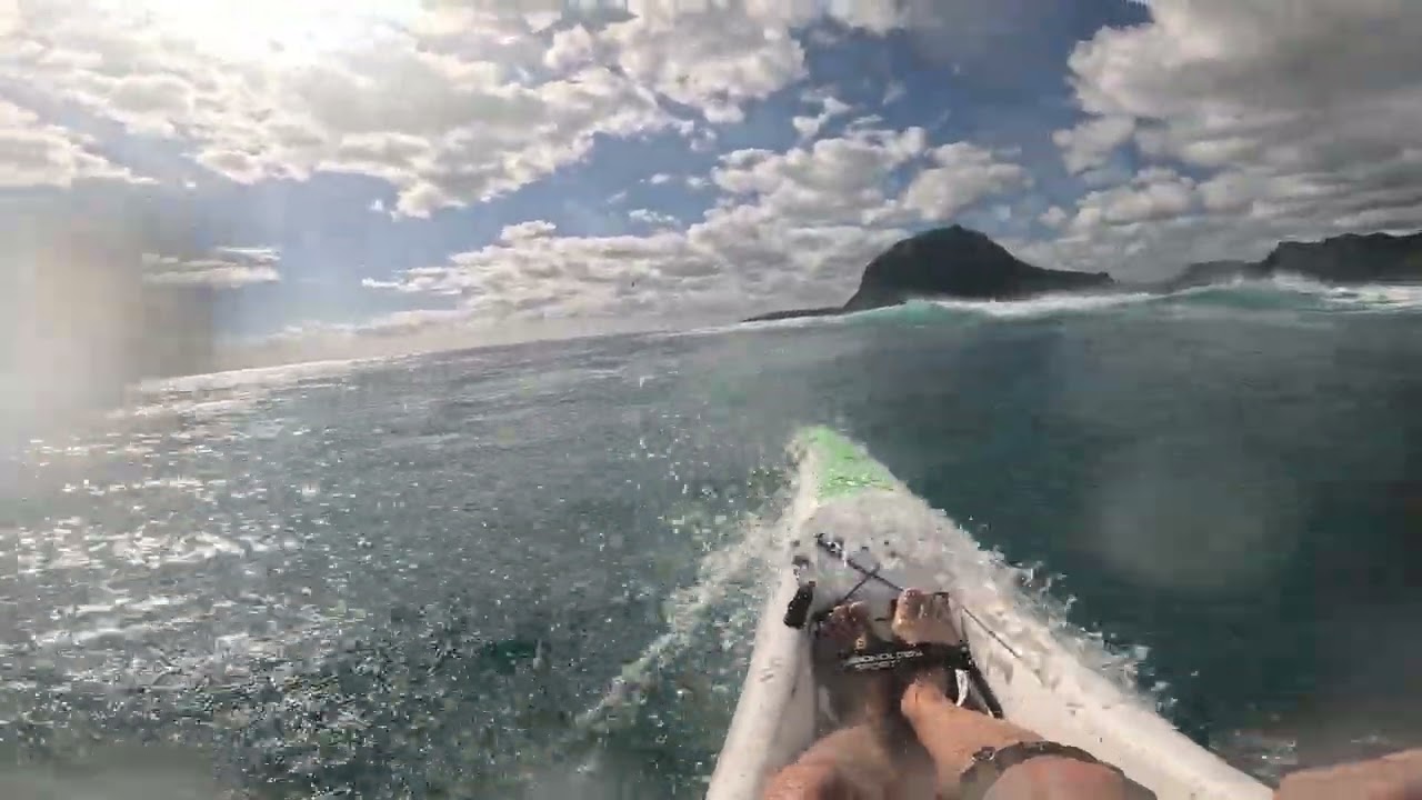 Mauritius 2026 - La Morne Pass - Surfski Wave - Raw GoPro 