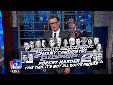 民主黨辯論之夜2：這一次不是所有的白人。 (Dem Debate Night 2: This Time It's Not All White People)