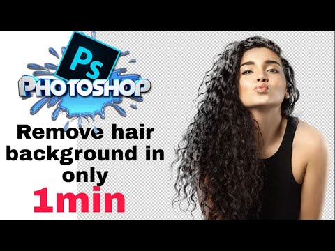 Cut Out Hair in Photoshop just 1 minutes | Photoshop Tutorial