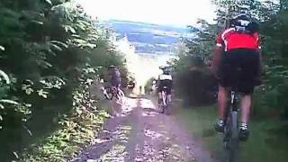 preview picture of video 'Mountain Biking Long Mynd - riding down Minton Batch'