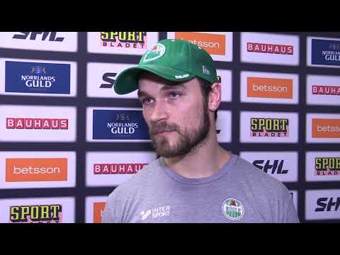 Eftersnack Malmö Redhawks-Rögle Craig Schira