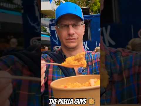 @JeromeForestwood enjoying some delicious Spanish Paella from The Paella Guys 🥘✨🍁🇨🇦