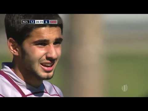 mishiko alania highlights  New-Zealand  - Georgia 45-13 ( IRB U20 World Championship )