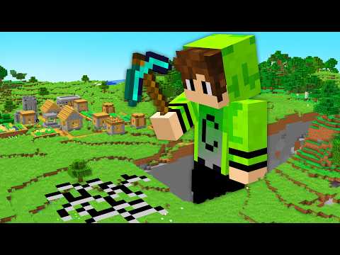 I BECAME GIANT to MINE my FRIEND’S WORLD in Minecraft!