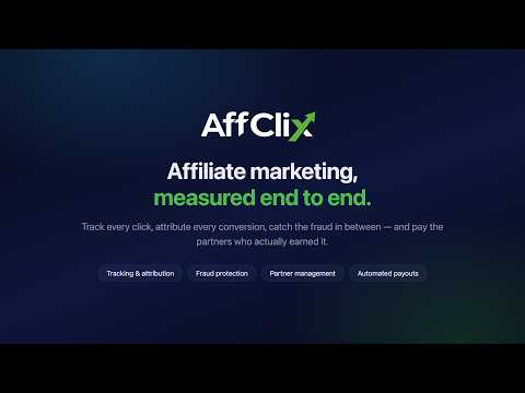 Affclix Demo Video