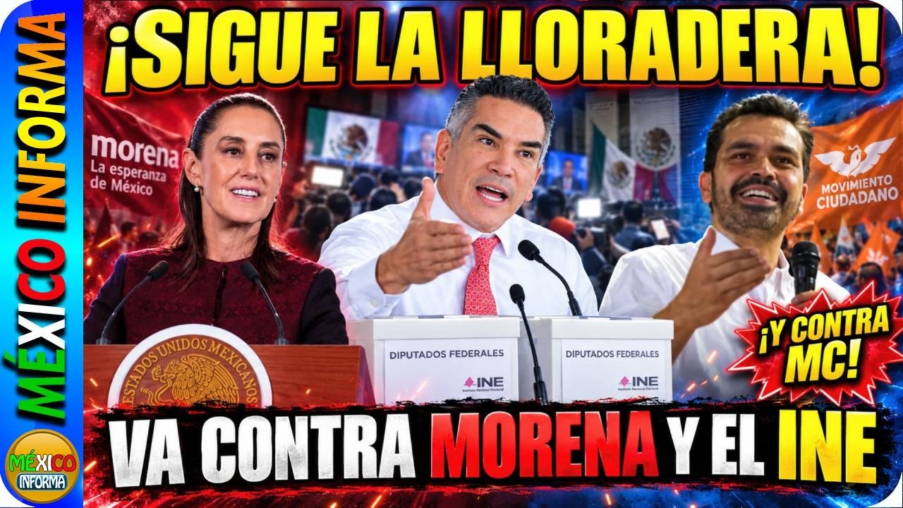 ALITO Y SU SP0RR0S SALEN A LLORAR. SE LANZAN CONTRA EL INE. Y YA PREPARAN GIRA INTERNACIONAL.