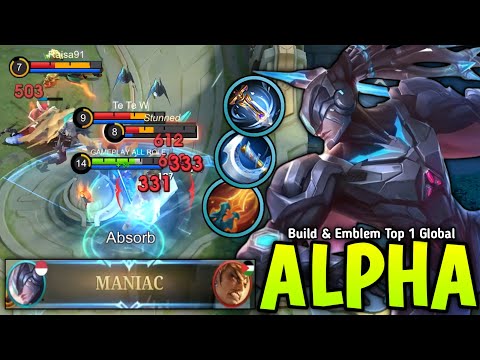 ALMOST SAVAGE!! Alpha New Build Full Critical Damage is Broken - Build Top 1 Global Alpha