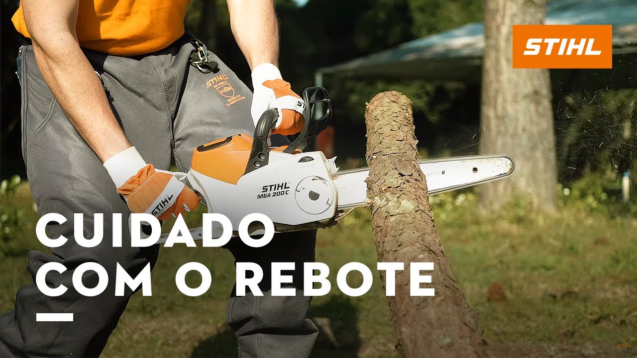 5 CUIDADOS para EVITAR O REBOTE da motosserra