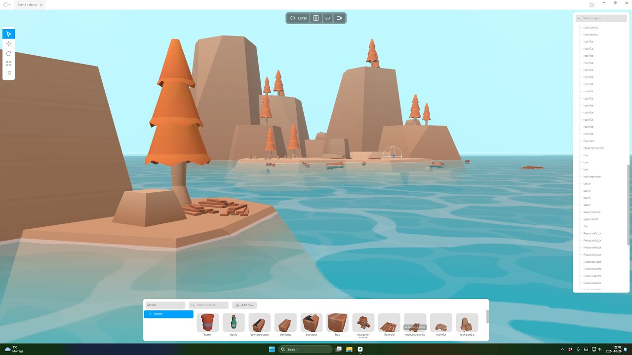 Hology Engine demo video