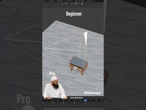 📷✨ Smooth Camera Rotation Animation in Blender!
