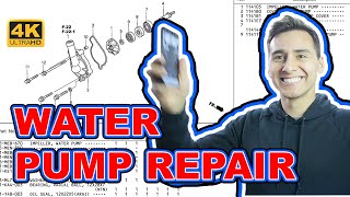 Water Pump Repair: CRF450R 02-08 (Dirt Bike Tutorial) + SHOP MANUAL!!