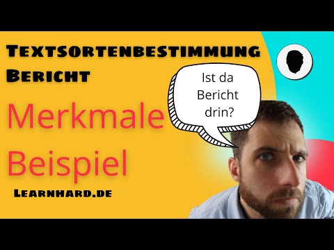 Textsortenbestimmung Bericht mit Beispiel - für deinen TGA