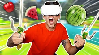 THE GREATEST FRUIT NINJA EVER! (Fruit Ninja VR 2)