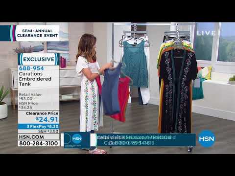 Curations Embroidered Tank