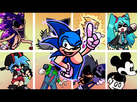 FNF | No Good But Different Characters Sing It 🎶 | Sonic Says | Mods/Hard/Sonic.exe/FC |