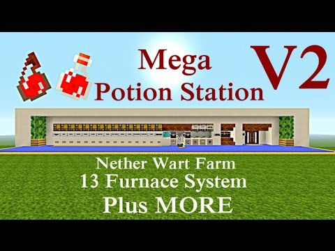 Minecraft Tutorial : Mega Potion Station V2
