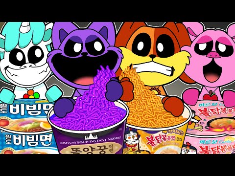 Poppy Playtime3 CATNAP vs Smiling Critters Convenience Store Mukbang COMPLETE EDITION! | ASMR