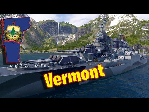 Meet The Vermont! Legendary American Battleship (World of Warships Legends)