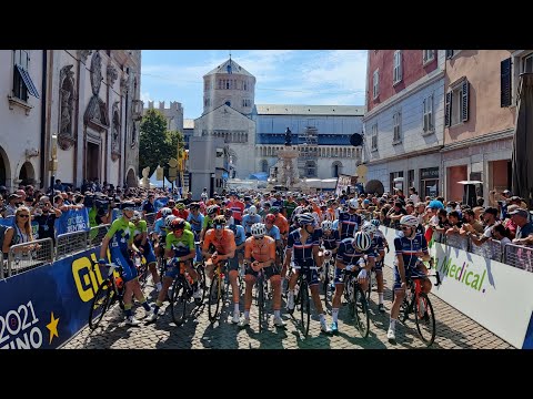 #EuroRoad21 | Men Elite Road Race, the start