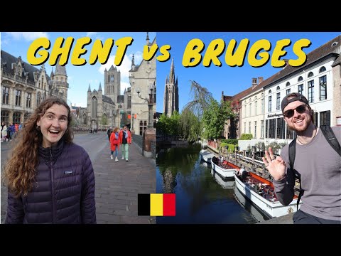 Should you visit Ghent or Bruges? 🇧🇪 | Exploring Flanders Belgium