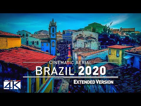【4K】🇧🇷 Drone Footage 🔥 The Beauty of Brazil in 2¼ Hours 2019 🔥 Cinematic Aerial Rio Sao Paulo BRASIL