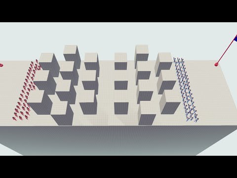 50x vs 50x UNIT ALL FACTION BATTLE - Totally Accurate Battle Simulator | TABS