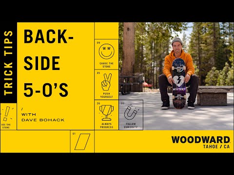 Woodward Trick Tips - How To Backside 5-0 with Dave Bohack