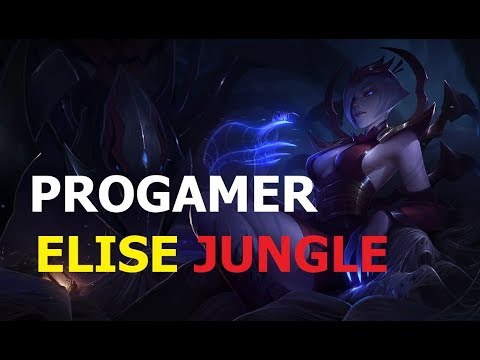 Progamer - Elise Jungle Ranked Patch 9.9 Korean - League of legends gameplay