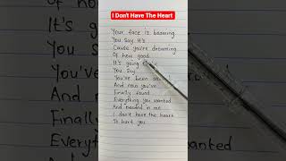 I don't have the heart song by James Ingram #jamesingram #don'thavetheheart #songlyrics