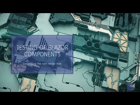 Root Render Tree in Blazor Testing with bUnit Using Xunit framework