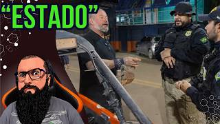 Brazilian Federal Highway Police (PRF) seize Richard's UTV and ignore highway patrol officers.