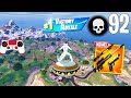 92 Elimination Solo Vs Squads Gameplay Wins (NEW Fortnite Chapter 5 PS4 Controller)