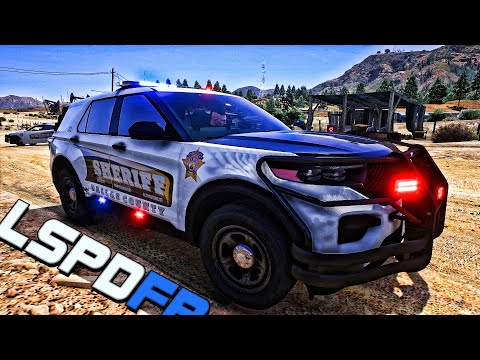 GTA 5 Mod Lspdfr|| Dallas County Sheriff Ford Explorer Patrol #lspdfr #stevethegamer55
