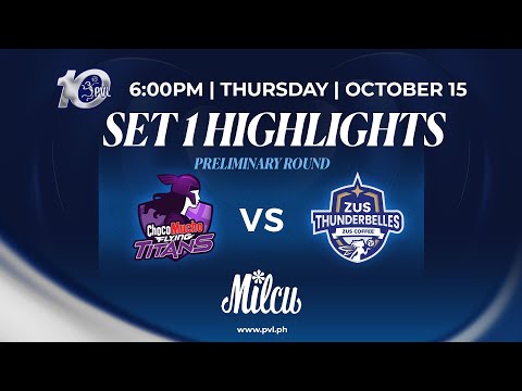 <?php echo Choco Mucho Flying Titans vs. Zus Coffee Thunderbelles - 1st Set Highlights; ?>