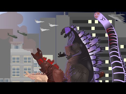EVOLUTION #of #SHIN GODZILLA#Size Comparison_#BasilosaurusChannels#battle