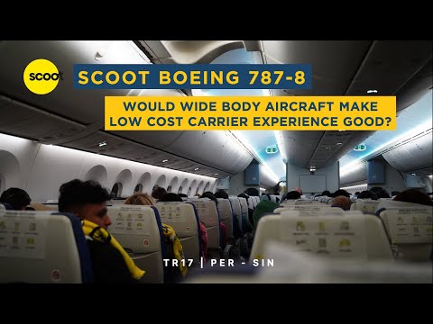 Flying low cost on medium haul | Economy class | Scoot TR17 Perth to Singapore B787-8 (#54)