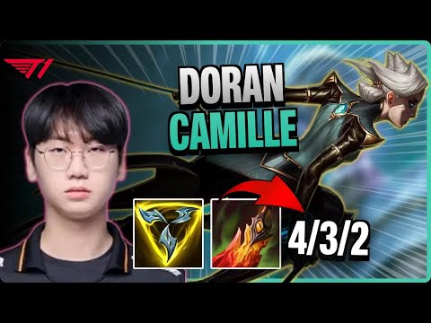 T1 Doran TOP Camille vs Gangplank | 15.5