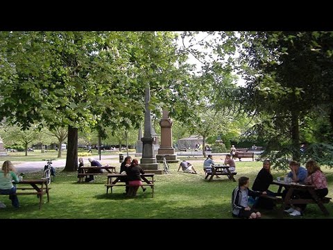 Sunny Walk in Victoria Park London | Relaxing Outdoor ASMR Video