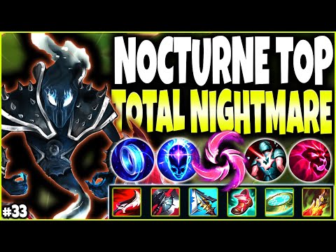 Nocturne Top with almost INSTANT R CD ~ LoL Meta Nocturne Build Guide #33 🔥 LoL Top Noc s12 Gameplay